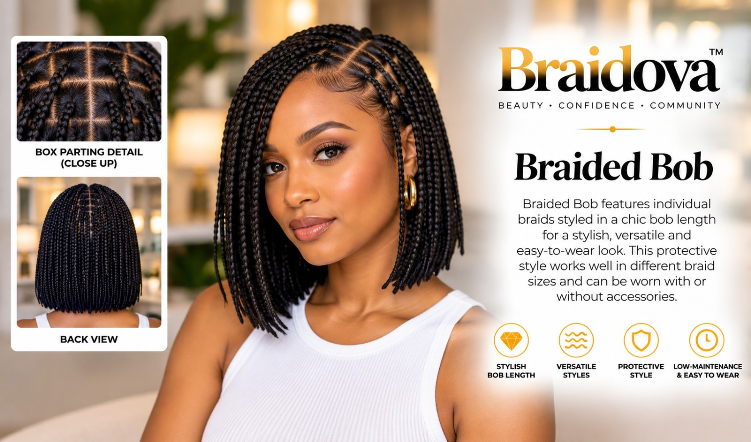 Braided Bob - Braidova visual reference