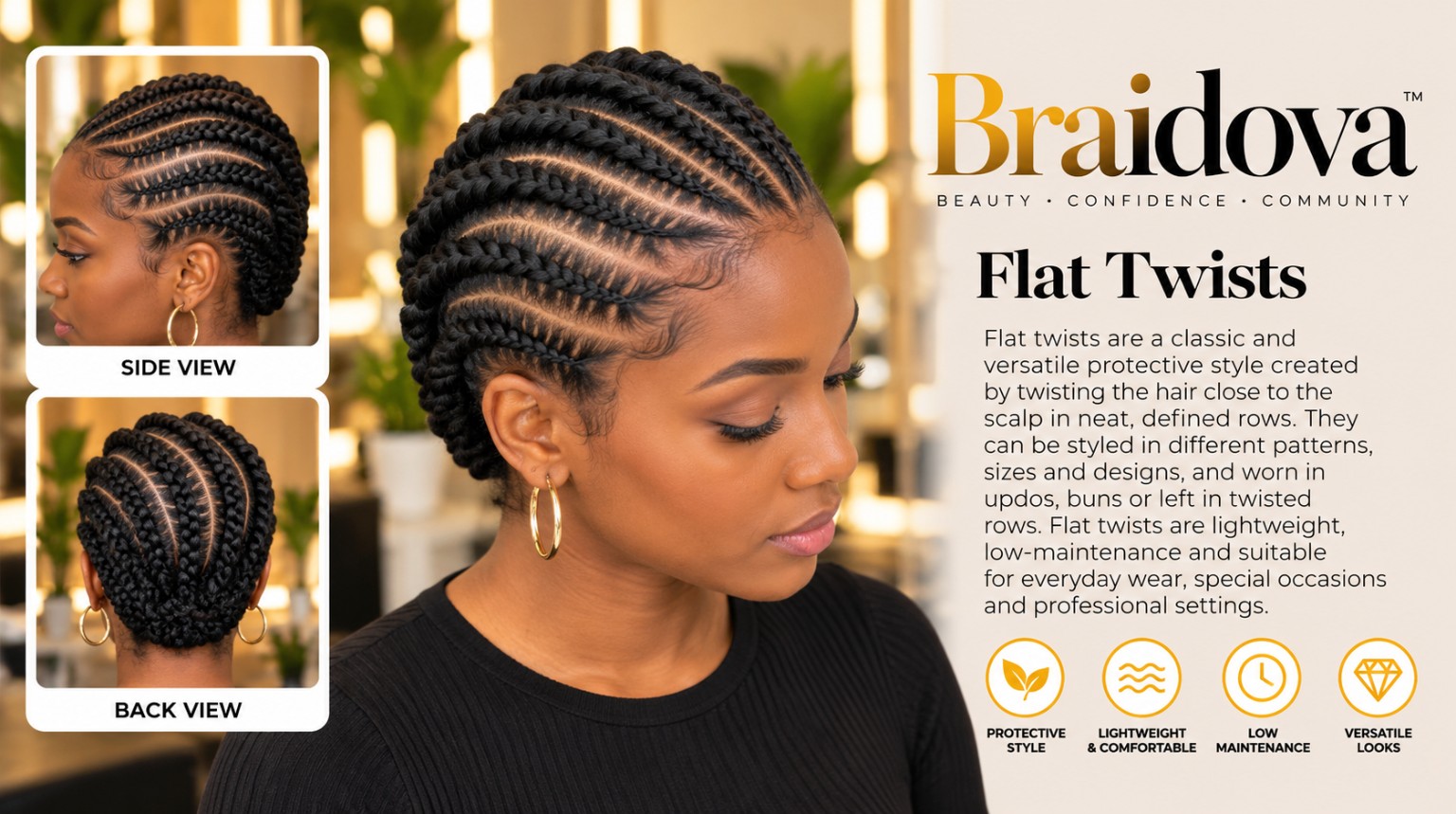 Flat Twists - Braidova visual reference