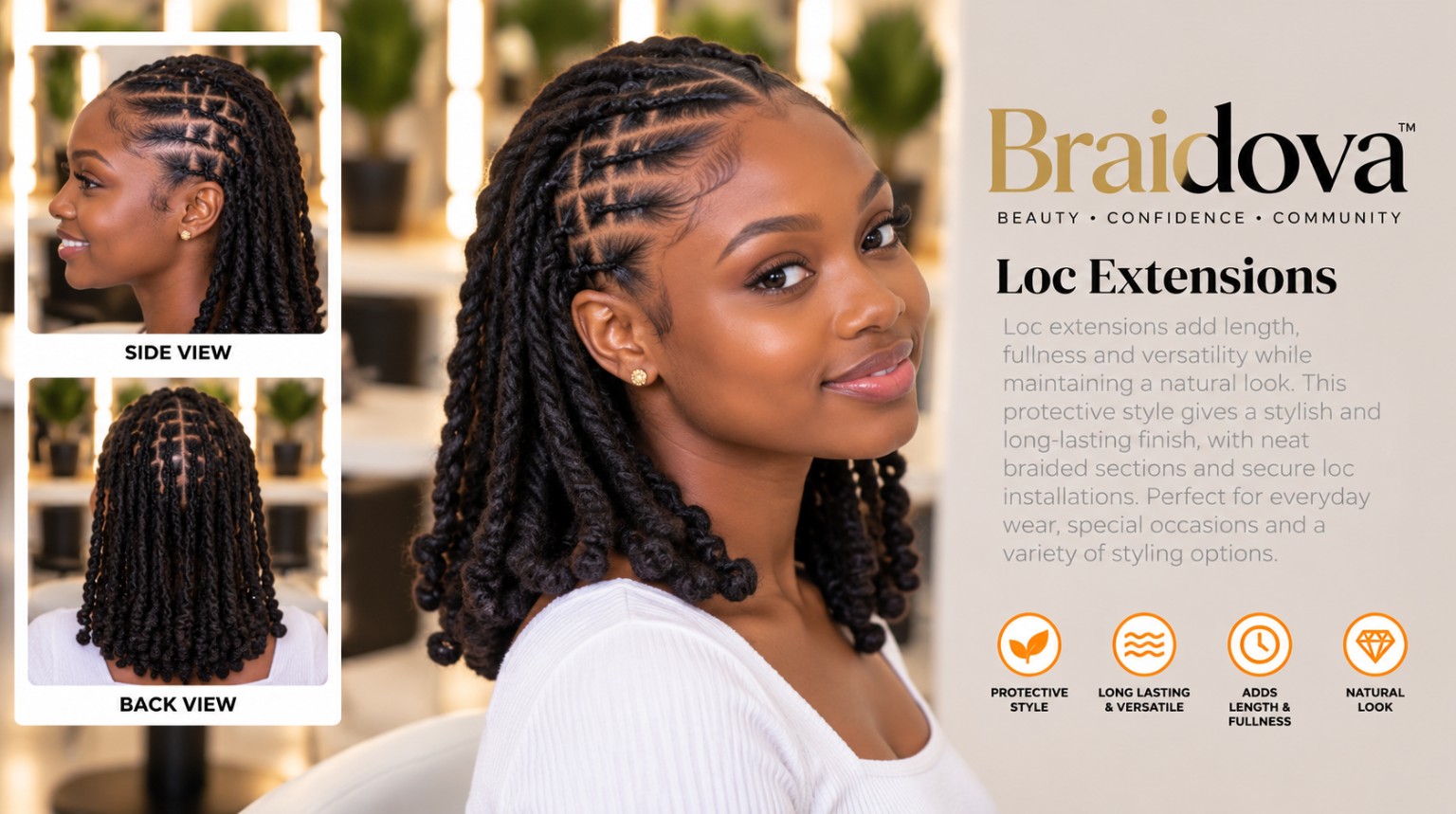 Loc Extensions - Braidova visual reference